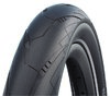 SCHWALBE Fahrradreifen Super Moto HS 605 28 Zoll | ETRTO: 62-622 | Draht | MicroSkin | schwarz Reflex