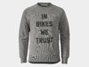 Trek Shirt Trek In Bikes We Trust Rundhals S Grey