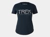 Trek Shirt Trek Stick Logo Tee Women M Navy