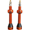 TUBELESS VENTIL SET TUBOLIGHT ALUMINIUM ORANGE 50MM - 50 mm