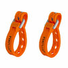 SPANNBAND FIXPLUS STRAP NANO/SLIM FIT 15 CM ORANGE 2 STK. - 15 cm