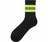 SHIMANO ORIGINAL TALL SOCKS BLACK/LIME STRIPE(S-M (36-40)) S/M Black/Lime Yellow Stripe