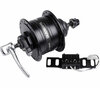 SHIMANO Nabendynamo DH-3D37 6 Volt/3 Watt 36 Loch Center-Lock Schwarz