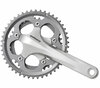 SHIMANO Kurbelgarnitur FC-CX50 10-fach 175 mm 46-36 Zähne Silber