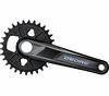 SHIMANO Kurbelgarnitur DEORE FC-M6100 12-fach 165 mm 30 Zähne Schwarz