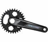 SHIMANO Kurbelgarnitur DEORE FC-M6100 12-fach 165 mm 32 Zähne Schwarz