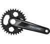 SHIMANO Kurbelgarnitur DEORE FC-M6100 12-fach 170 mm 32 Zähne Schwarz