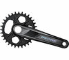 SHIMANO Kurbelgarnitur DEORE FC-M6120 12-fach 165 mm 32 Zähne Schwarz