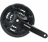 SHIMANO Kurbelgarnitur  FC-M101 175 mm 44-32-22 Zähne Schwarz