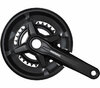 SHIMANO Kurbelgarnitur  FC-M210-2 175 mm 46-30 Zähne Schwarz