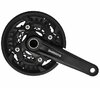 SHIMANO Kurbelgarnitur FC-MT500 10-fach 175 mm 40-30-22 Zähne Schwarz