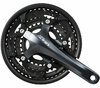 SHIMANO Kurbelgarnitur SORA FC-R3030 9-fach 170 mm 50-39-30 Zähne Schwarz mit KSR