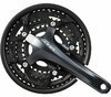 SHIMANO Kurbelgarnitur SORA FC-R3030 9-fach 175 mm 50-39-30 Zähne Schwarz mit KSR