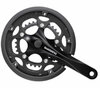 SHIMANO Kurbelgarnitur FC-RS200 8-fach 175 mm 50-34 Zähne Schwarz