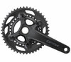 SHIMANO Kurbelgarnitur GRX FC-RX600-10 10-fach 170 mm 46-30 Zähne Schwarz