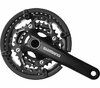 SHIMANO Kurbelgarnitur FC-T551 10-fach 175 mm 44-32-24 Zähne Schwarz