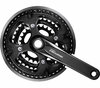 SHIMANO Kurbelgarnitur DEORE FC-T6010 10-fach 170 mm 48-36-26 Zähne Schwarz