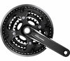 SHIMANO Kurbelgarnitur DEORE FC-T6010 10-fach 175 mm 48-36-26 Zähne Schwarz