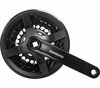 SHIMANO Kurbelgarnitur TOURNEY FC-TY301 6-fach/7-fach/8-fach 150 mm 42-34-24 Zähne Schwarz