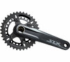 SHIMANO Kurbelgarnitur SLX FC-M7100-2 12-fach 170 mm 36-26 Zähne Schwarz