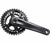 SHIMANO Kurbelgarnitur DEORE XT FC-M8100-2 12-fach 170 mm 36-26 Zähne Schwarz