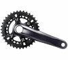 SHIMANO Kurbelgarnitur DEORE XT FC-M8120-B2 12-fach 165 mm 36-26 Zähne Schwarz