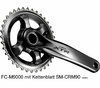 SHIMANO KURBELGARNITUR XTR FC-M9000 ohne Kettenblatt, 170 mm, ohne Kettenblatt, mit Kett Anthrazit