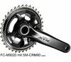 SHIMANO Kurbelgarnitur XTR FC-M9020 11-fach 165 mm ohne Kettenblatt Anthrazit