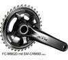 SHIMANO Kurbelgarnitur XTR FC-M9020 11-fach 175 mm ohne Kettenblatt Anthrazit