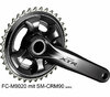 SHIMANO KURBELGARNITUR XTR FC-M9020 ohne Kettenblatt, 180 mm, ohne Kettenblatt, mit Kett Anthrazit