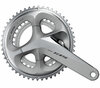 SHIMANO Kurbelgarnitur 105 FC-R7000 11-fach 165 mm 53-39 Zähne Silber