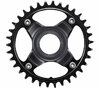 SHIMANO Kettenblatt E8000 SM-CRE80 34Z 53 mm Kettenlinie Schwarz