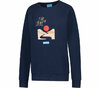 SHIMANO W'S CREW NECK SWEATER  Navy (W's) L