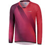 SHIMANO FUJIMI Long Sleeve Jersey Red M