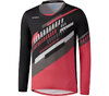 SHIMANO MYOKO L.S. JERSEY BLACK RED (M) M