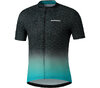 SHIMANO TEAM SHORT SLEEVE JERSEY BLACK/GREEN (S) S