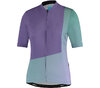 SHIMANO W'S SUMIRE SHORT SLEEVE JERSEY  Purple/Green (W's) L Purple Green