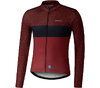 SHIMANO VERTEX PRINTED LONG SLEEVES RED (XXL) XXL