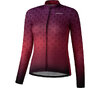 SHIMANO W'S  KAEDE PRINTED LONG SLEEVES JER TEA BERRY ((W'S) L) L