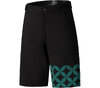 SHIMANO SAYAMA W'S PRINTED SHORTS BLACK/GREEN ((W'S)26 INCH) 26 Inch